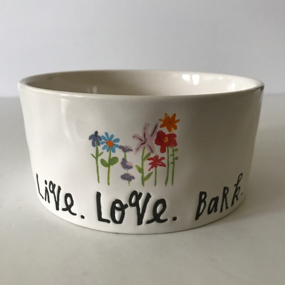 rae dunn live love bark bowl